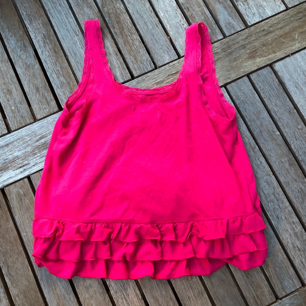 Ruffled tank top - Picture 2 of 3